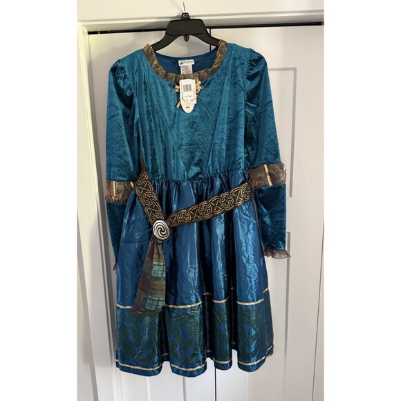 Disney Parks Brave Merida Costume Girls Dress Xl 14-16 NWT Princess Halloween - Picture 5 of 8